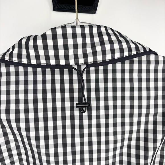 Lauren Ralph Lauren Active Checkered Drawstring Zip Up Jacket Size Large - Picture 9 of 9